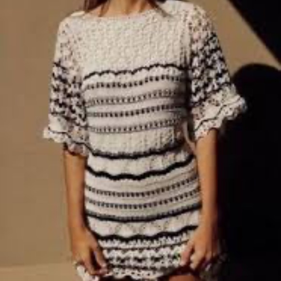 Zara Dresses & Skirts - NWT Zara new with tags knit sweater dress striped romantic cottage core women’s